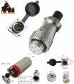 H20-4 aviation plug Engraving machine spindle motor aviation plug core ceramic. 