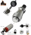 H20-4 aviation plug Engraving machine spindle motor aviation plug core ceramic. 