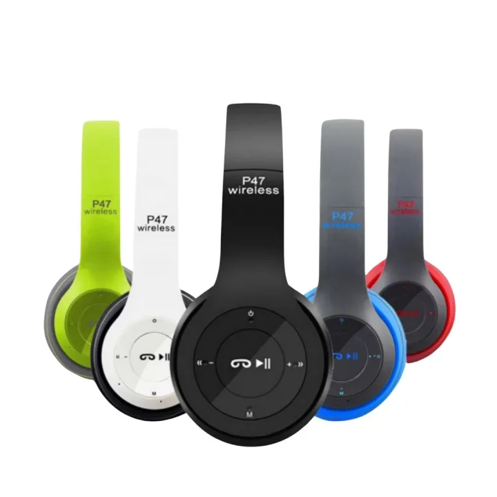 P47%20Wireless%20Bluetooth%20Headphones%20%20Stereo%20Head%20Phones%20Foldable%20Headset%20with%20Mic%20Wireless%20Built-in%20Mic%20Compatible%20For%20all%20Android%20Devices%20and%20PC%20-%20Image%202