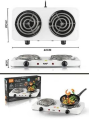 Raf Electric Stove Double Burner Cooker (CHULA) Hot Plate Multifunctional Home Heater 2000 Watts. 