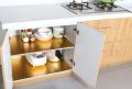 Golden Kitchen Wallpaper Self Adhesive Kitchen Aluminum Foil Stickers Oil Proof Waterproof Drawer Sticker. 
