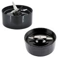 Cross & Flat Shaver Blades Replacement Part for MB1001 Magic Bullet 250W Blender Blades Mixer Accessories. 