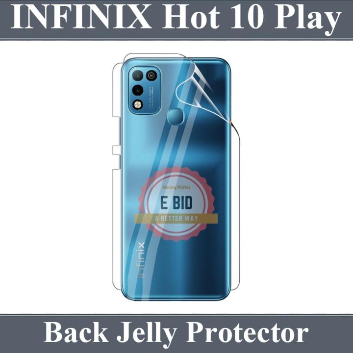 Infinix Hot 10 Play Back Protector Soft Film Protector Hydrogel Poly Sheet Proctection For Infinix Hot 10 Play