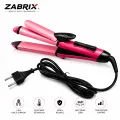 ZABRIX Original 2-in-1 Hair Straightener & Curler – Professional Ceramic Hair Styler with Fast Heat Technology | Salon-Quality Straightening & Curling Tool. 