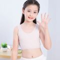 【Happier】Hot Sale Fashion Brafor Girls Breathable Girls' Underwear Middle School Girls' Solid Color Sports And Leisure Underwear 8-16 Year Old Vest Breathable Girls' Training Bra. 