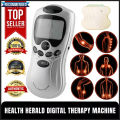Genuine Body Massager - Pain Relief Acupuncture Digital Therapy Massage Machine - Full Body Blood Circulation - Muscle Relaxation New Digital Slimming device - Portable Electric Massage Neck back Shoulder waist feet Handheld Body Massager. 