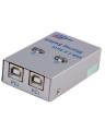 USB Printer Auto Data Switch - 2 Port - Silver. 