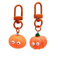 Creative Easter Keychain Novelty PVC pumpkin orange carrot shape Carrot Keyring  Cute Fruit Keychain for Fashion Accessory Easter Present Car Keys Women's Accessory Backpack Decor. 