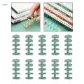 10x 5 Rings Loose Leaf Binder Rings Removable Binding Spines DIY Comb Binding Rings for School. 
