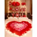Love Romantic Theme - with amazing Combination to Decorate your Room For Wedding / Anniversary. 