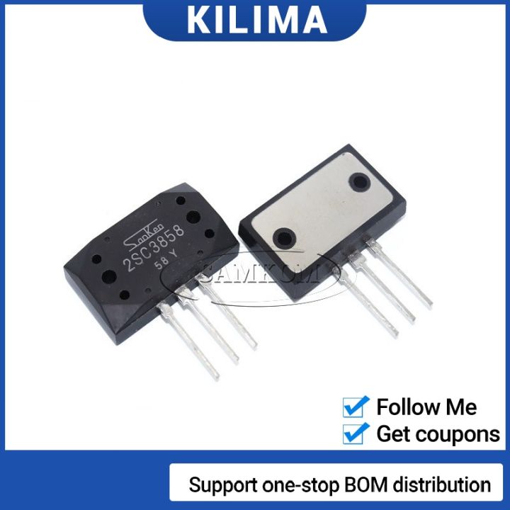 1 Pair Original Sanken Transistor 2SA1494 2SC3858 MT-200 Silicon A1494 C3858 NPN + PNP Audio Amplifier Transistor Power Amplifier