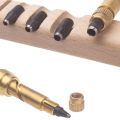 BRADOO-6Pcs Screw Hole Punch Leather Bookbinding Tool,Paper Punch,Craft Punches,6 Tips 1.5M 2mm 2.5mm 3mm 3.5M 4mm. 