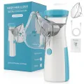 Portable Mesh Nebulizer Machine for Adults & Kids | Rechargeable Medicine Inhaler Nebulizer for Breathing Relief, Cough, Asthma | Masks for Kids & Adults. 