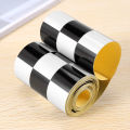 3 inch Black/White Checkered Decal Tape Car motorcycle Bike Sticker. 