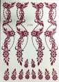 Henna stickers , Temporary Arabic design Henna Tattoo for both hands, Henna Tattoo. 