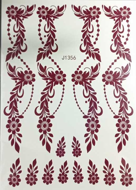 Henna%20stickers%20,%20Temporary%20Arabic%20design%20Henna%20Tattoo%20for%20both%20hands,%20Henna%20Tattoo%20-%20Image%205
