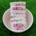 Set of 7 Pieces Serving Bowls Crockery Serving Bowl Set - High Quality Melamine Material Dinnerware Home Kitchen Accessories. 