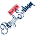 Toyota Crown Royal Saloon Rear Plastic Emblem (Imported) Silver n Black 01 PC. 