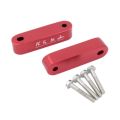 Password JDM Hood Spacer - Red/Blue. 