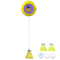 Badminton Training Equipment Single-Player Hanging Badminton Training Device Adjustable Height Badminton Training Accessories. 