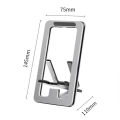 Lightweight Phone Holder Foldable Phone Stand Adjustable Angle Height for Desktop or Travel Use less Than Mobile Phone Holder. 