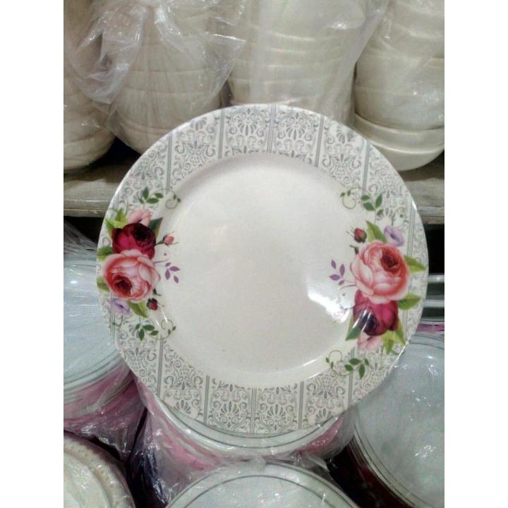 Set of 6 - Plastic Dinner Plates