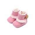 Baby Girl Shoes Boys Toddler Snow Boots Winter Warm Soft Sole Infant First Walkers Skidproof Newborn Plush Boots Shoes 0-18M. 