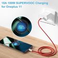 OnePlus 100W SuperVOOC Charger with USB A+10A and Type C for OnePlus 11/11R/10 Pro. 