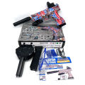 Gel Blaster Toygun with 3 type magazine 2 in 1 - Rechargeable - Assorted Colors. 