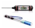 Digital Kitchen Heat Gauge Thermometer For Oven Baked Barbeque BBQ And Fried Food Temperature - Black. 