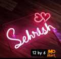 LED Decorative Lights with Custom Name Neon Sign. 