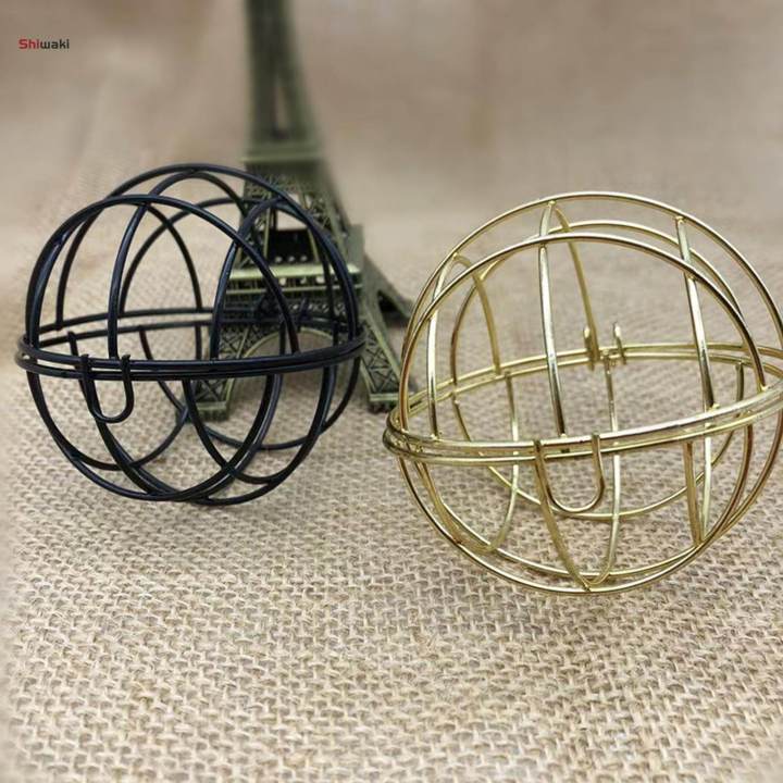 Globe Cage Bird Feeder Outdoor Hanging Bird Feeder Cage for Supplies Patio gold