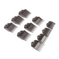 10PCS Hair Clipper Combs Guide Kit Hair Trimmer Guards 1.5-25MM Salon Tools. 