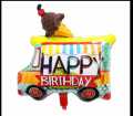 1pcs  Foil balloons Ice cream car helium balloon baby shower Birthday party decoration Kids. 