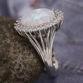 White Opal Ring. 