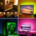 Rgb Led Strip Light Waterproof Safe and Touchable ,DIY Indoor Decoration, TV Backlight, Remote Control Color Changing 5 meters.. 