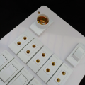 Electric Extension Board Wall Electric Board High Quality PVC Box & Fibar Sheet Piano Switch Sockets (12 Points). 