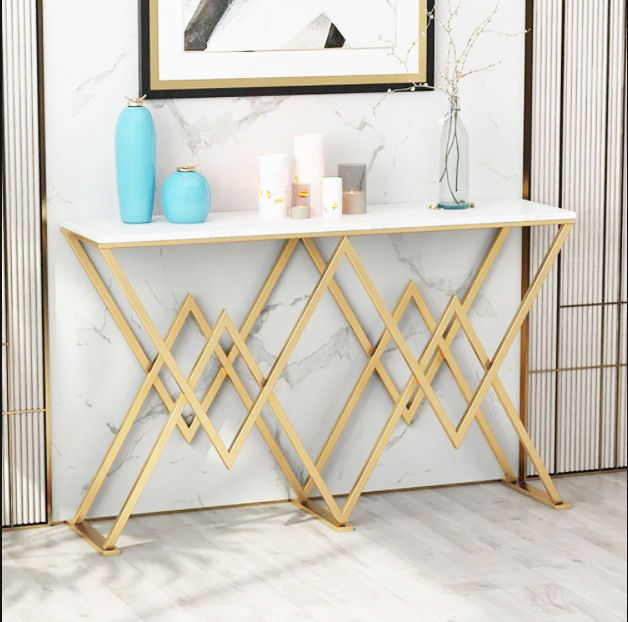 Modern%20High%20Quality%20TOP%20Luxury%20Console%20Table%20New%20Arrival%20with%20Metal%20Frame%20in%20White%20and%20black%20-%20Image%204