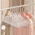 Clothes Rack Women's Traceless Household Transparent Plastic Clothing Store Gold Powder Drying Rack Fayshow. 