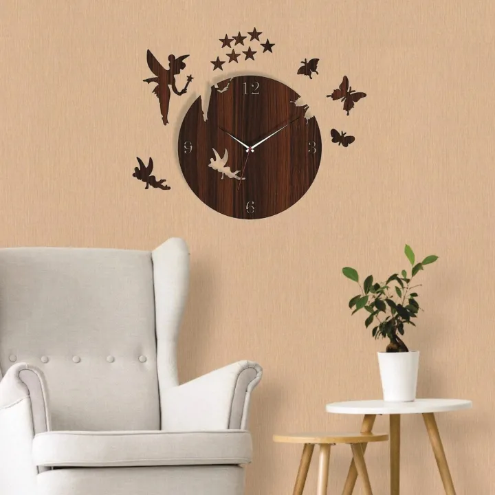 Fairy%20And%20Butterflies%20Wooden%20Wall%20Clock%7CButterfly%20Wall%20Clock%20%20For%20Home%20Decor%20And%20Offices%7C%20Butterfly%20Design%20Clock%7C%20Beautifull%20Design%20Wall%20Clock%7C%20-%20Image%204