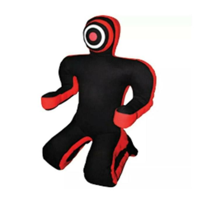 Minarat Grappling Dummy MMA Realistic Judo Punching Bag Canvas Material  Sitting Position Hands front Unfilled 6 Feet