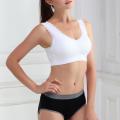 Women Lace Trim Bra Crop Underwear. 