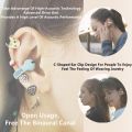 Sony Sound Earcuffs Wireless Clip-on Bluetooth Earphones 1:1 Ear Bone Conduction Earring IPX5 Waterproof Sport Headset Earbuds. 