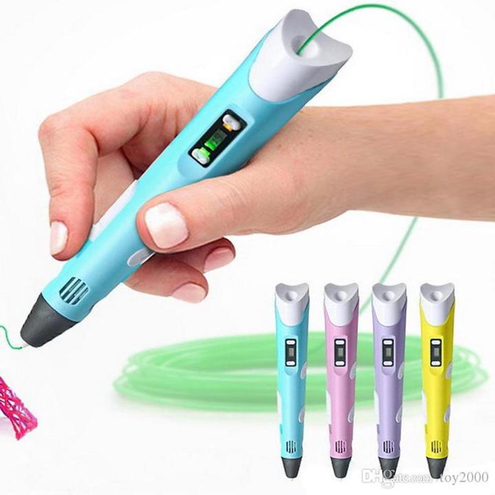 3D Drawing Printing Pens with LCD Display 1.75 mm PLA/ABS Filament supported