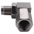 90 Degree CEL Check Engine Light Bungs Oxygen O2 Sensor Socket Real Mini Catalytic Converter 201 Stainless. 