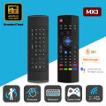 MX3 - Air Mouse Remote  with Voice Control -  For Android Tv Box, Television & Computer. 