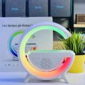 Big Size Wireless Charger for Android and iPhone| BT2301 Wireless Charging Lamp | Bluetooth Speaker for PC and Mobile With USB Ports Design (diff size) | Night Light Lamps. 