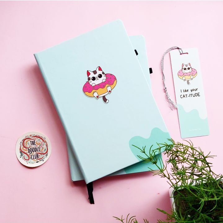 Cat Donut BuJo Journal/Notebook/Diary/Dotgrid/Dotted