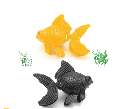 15 Pieces Artificial Aquarium Fishes Plastic Fish Realistic Artificial Moving Floating Colorful Goldfish Fake Goldfish Decoration Ornament for Aquarium Tank