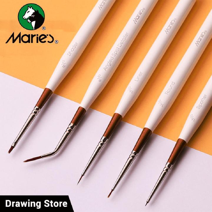 Maries Mini Detailing Paint Brushes Set For Painting Pack Of 5